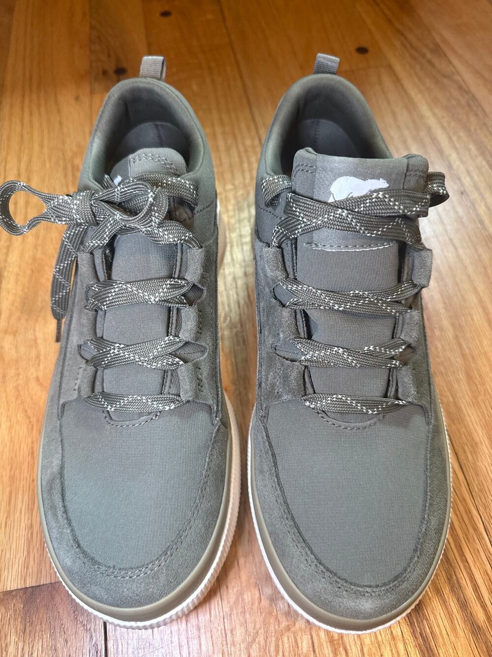 NEW Sorel ONA Ave Low Sneakers Womens Sz 10 Olive Suede Comfort Casual Shoes